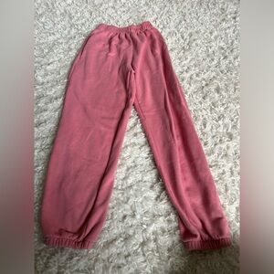 Pink sweatpants